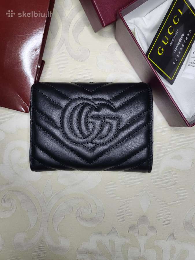 Odinė Gucci piniginė - nuotraukos Nr. 3