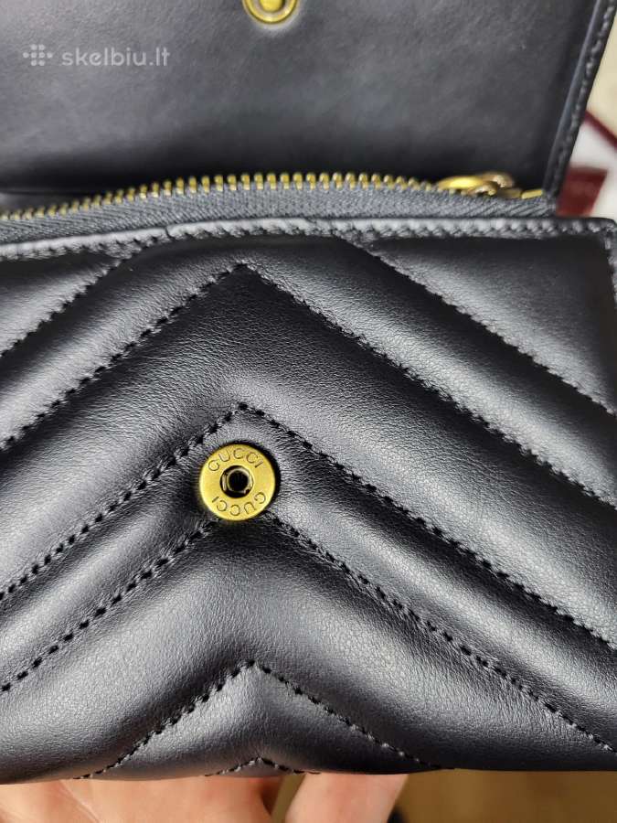 Odinė Gucci piniginė - nuotraukos Nr. 7