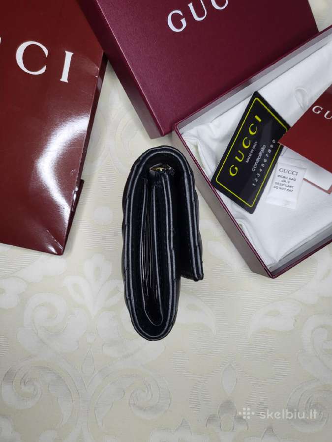 Odinė Gucci piniginė - nuotraukos Nr. 8