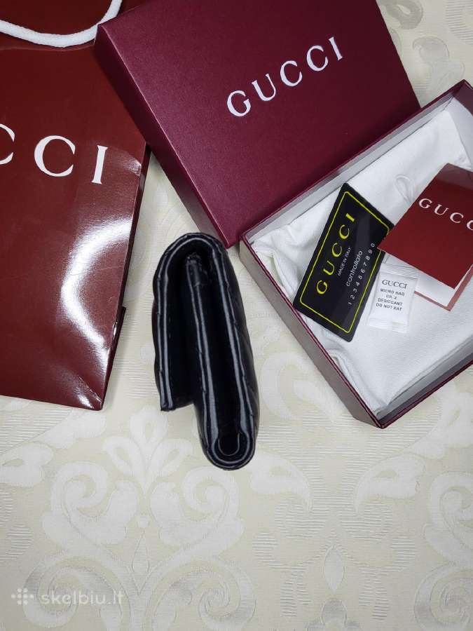 Odinė Gucci piniginė - nuotraukos Nr. 9