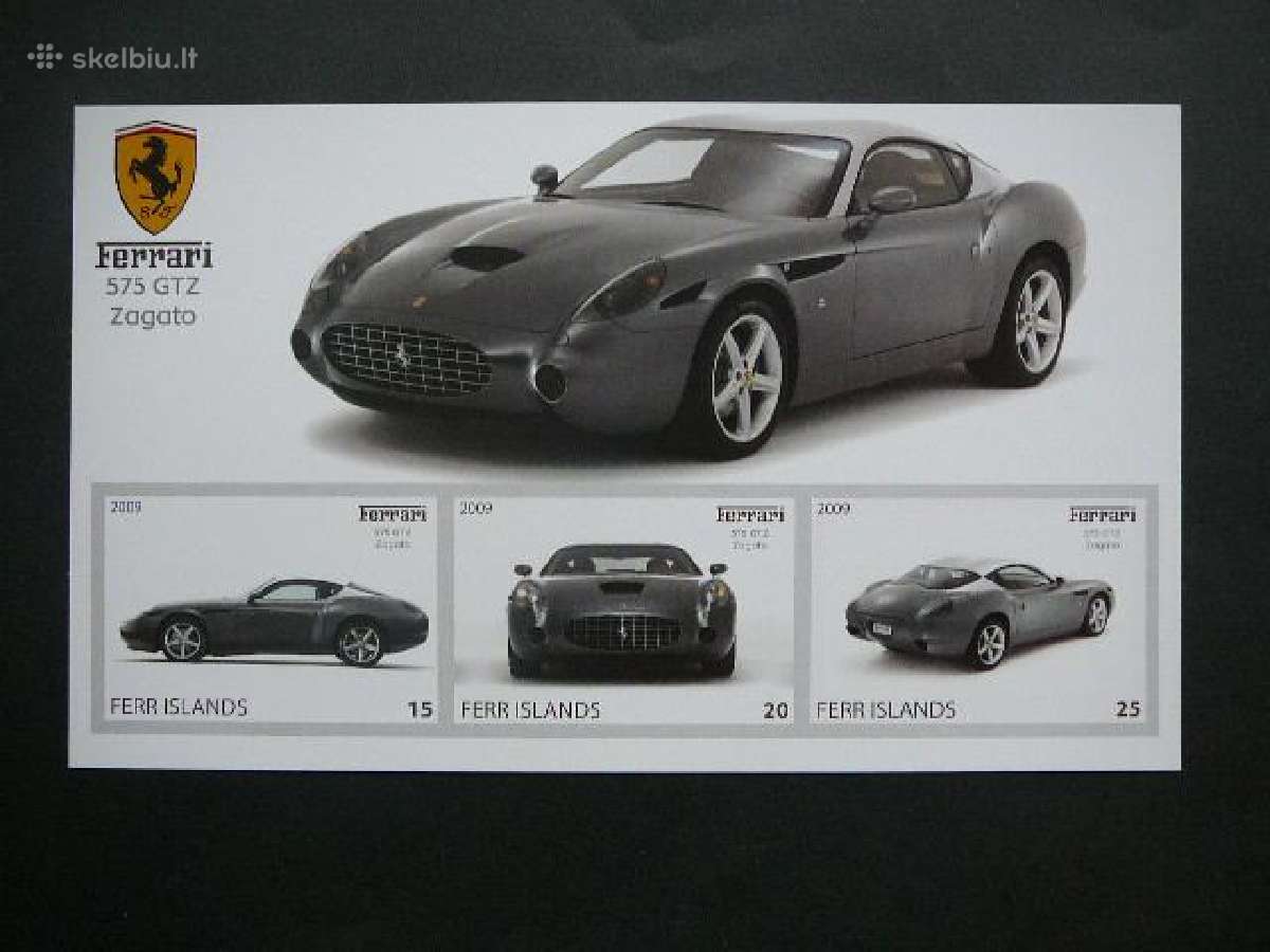Automobiliai Ferrari 2009 Mnh ff497