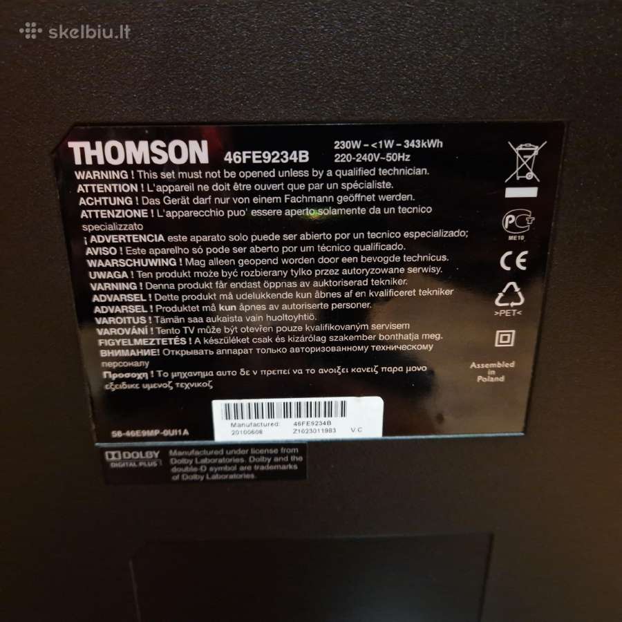 Thomson TV - nuotraukos Nr. 6