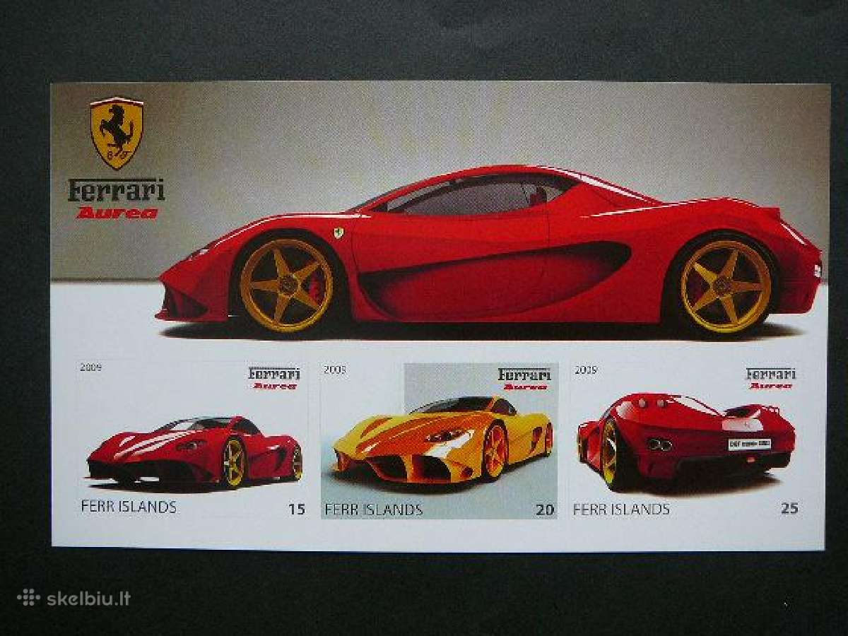 Automobiliai Ferrari 2009 Mnh ff484