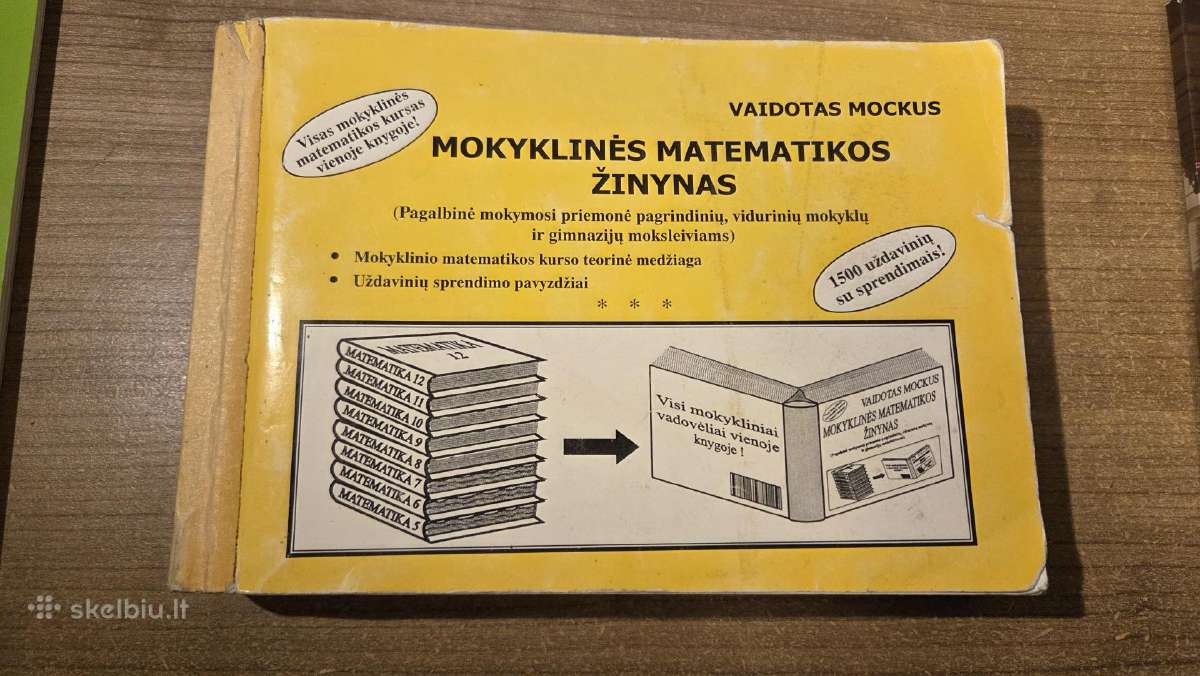 Matematikos knygos moksleiviams