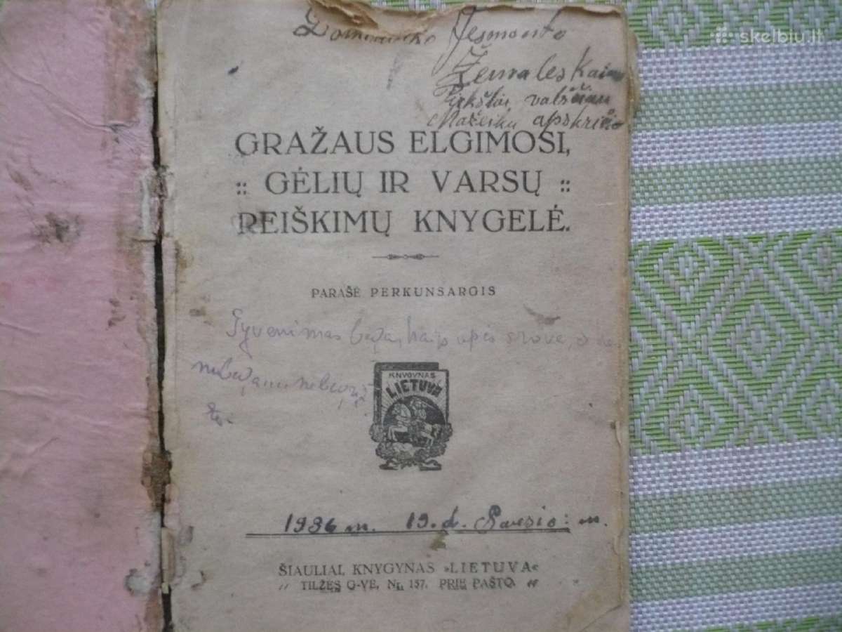 Gėlių ir varsų reiškumu knygelė. 1925m - nuotraukos Nr. 2