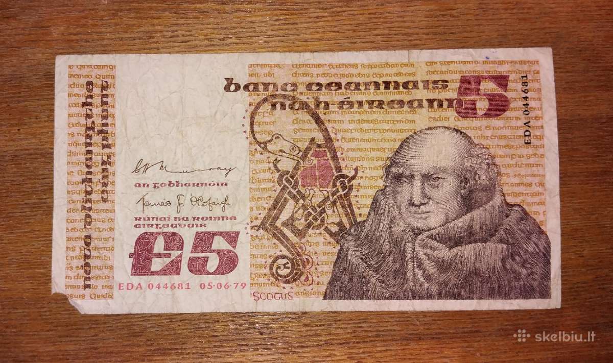 Airijos 5 £ banknotas