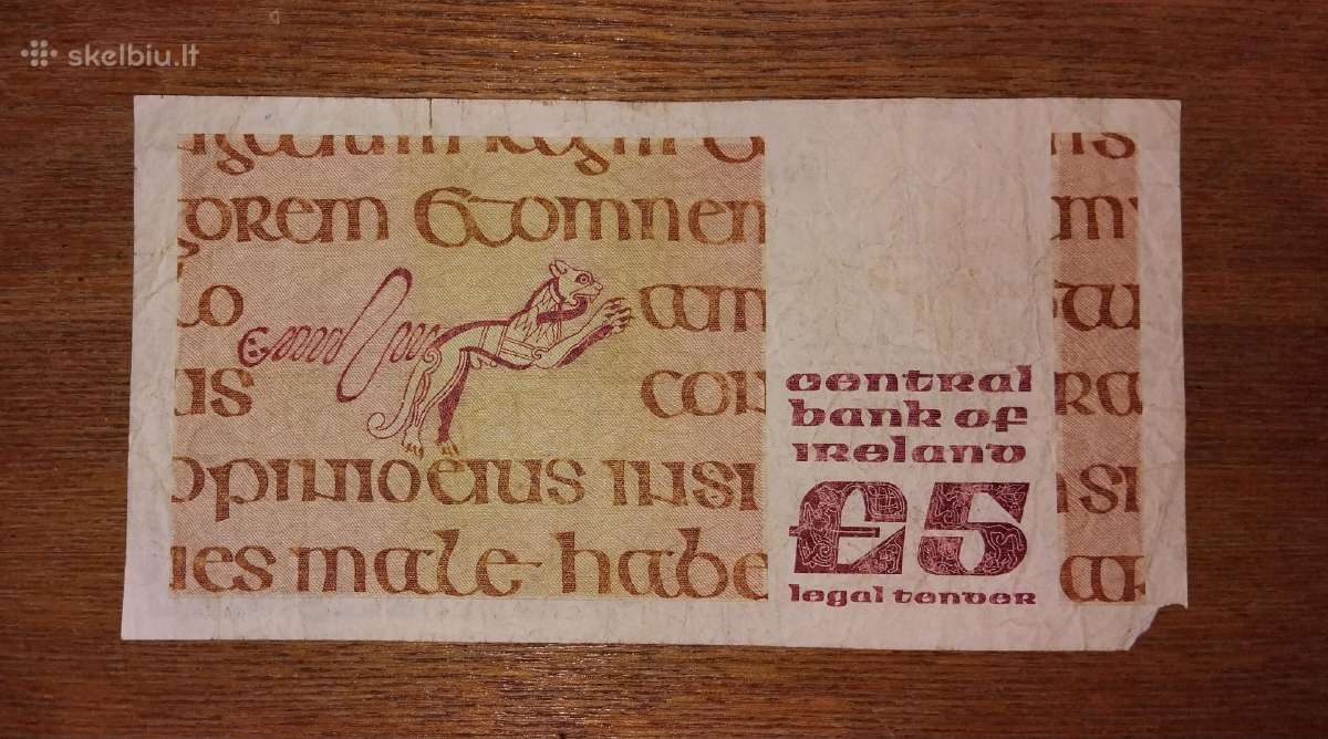 Airijos 5 £ banknotas - nuotraukos Nr. 2