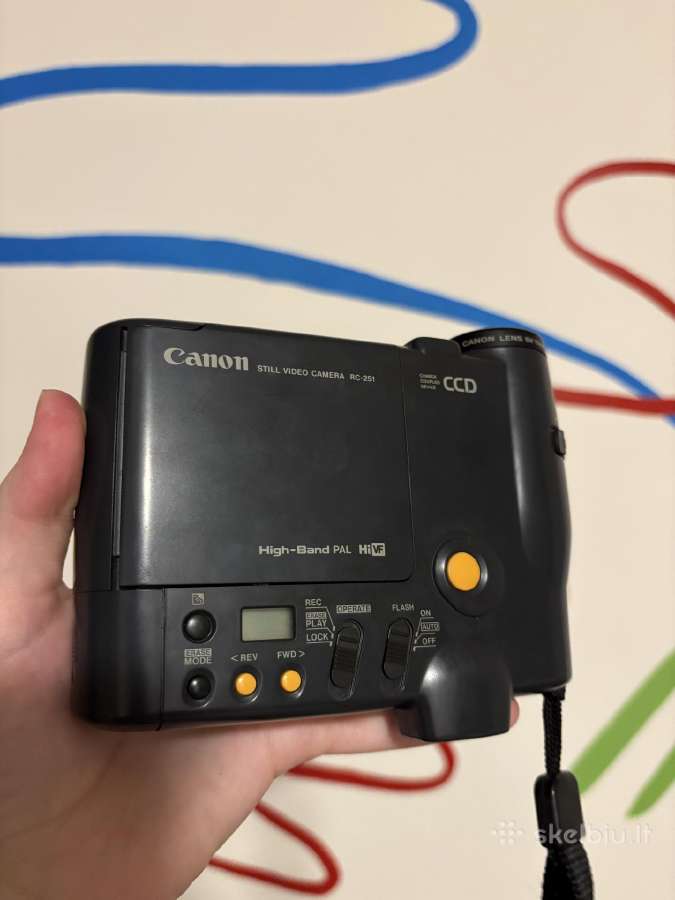 Canon Ion RC-251 vintažinė kamera - nuotraukos Nr. 3
