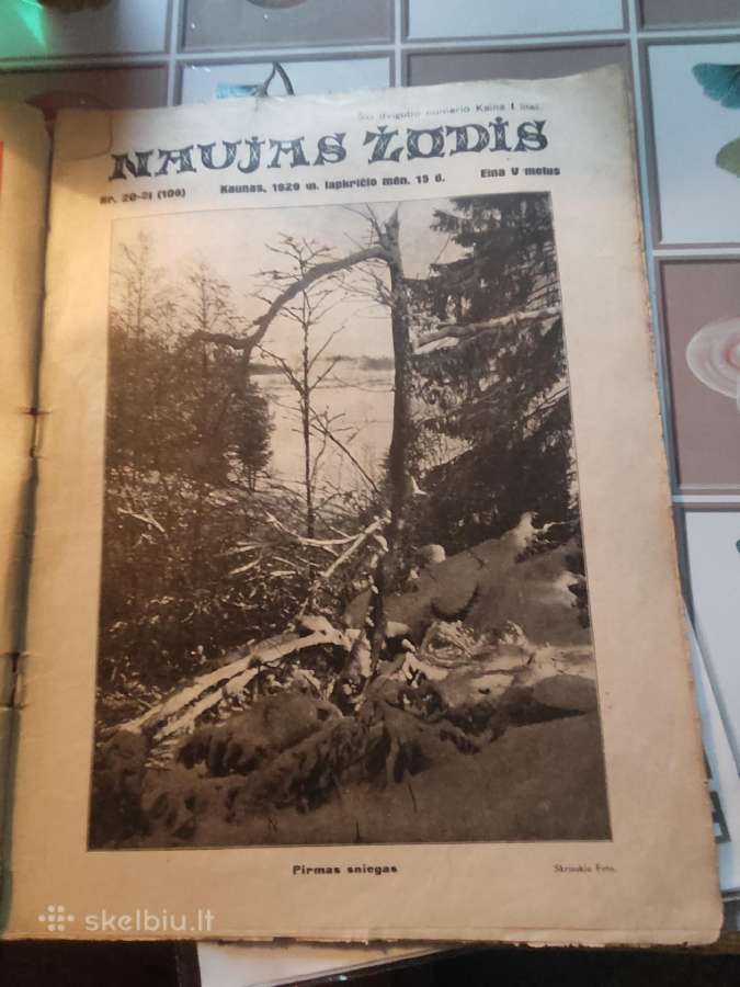 Naujas Žodis 1929-32 metu. - nuotraukos Nr. 4