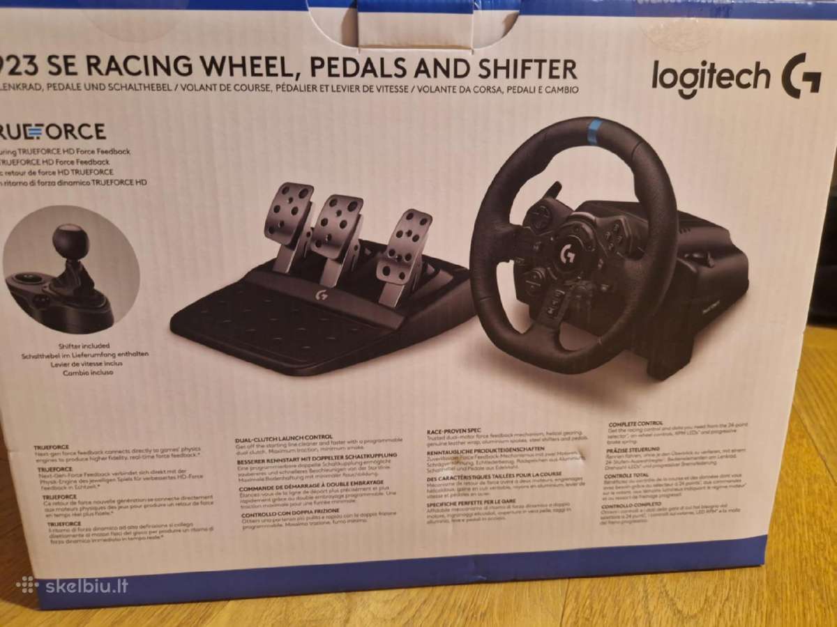 Žaidimų vairo su Rėmu Logitech G923 (ps/pc) nuoma - nuotraukos Nr. 5