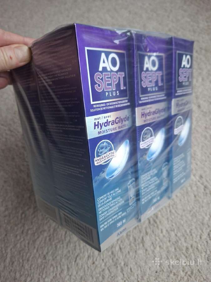 Ao Sept Plus Hydraglyde 360 ml lęšių valomasis tir - nuotraukos Nr. 3