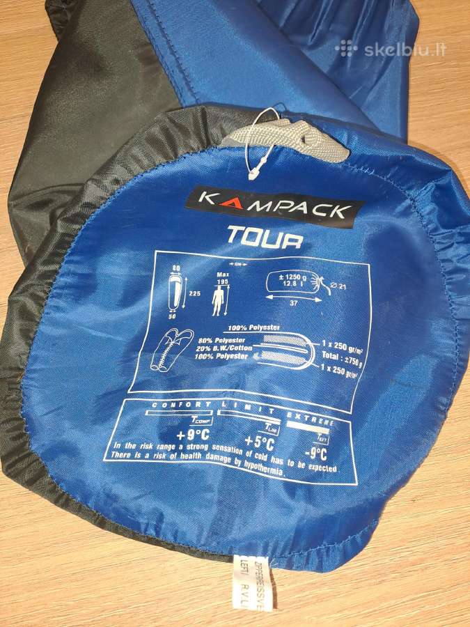 Kampack tour šiltas miegmaišis