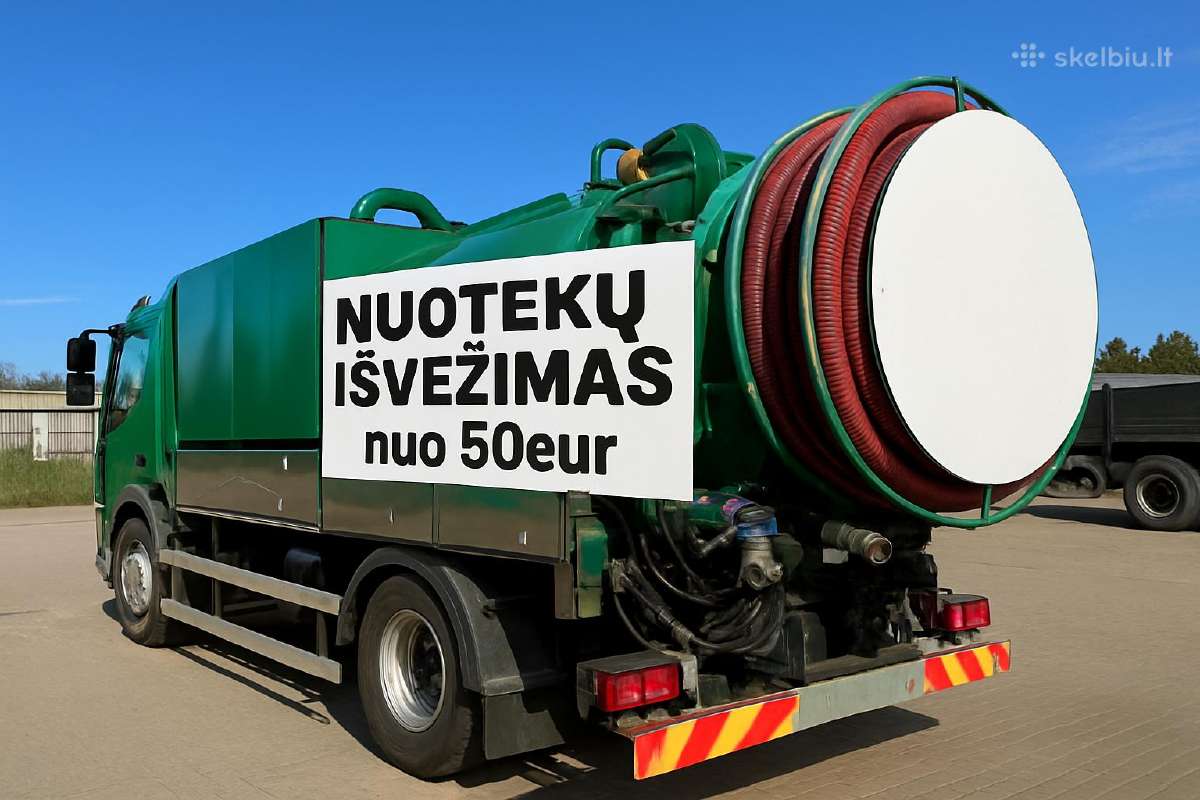 Acenizacinė.nuoteku išvežimas, valymo įrenginių pr
