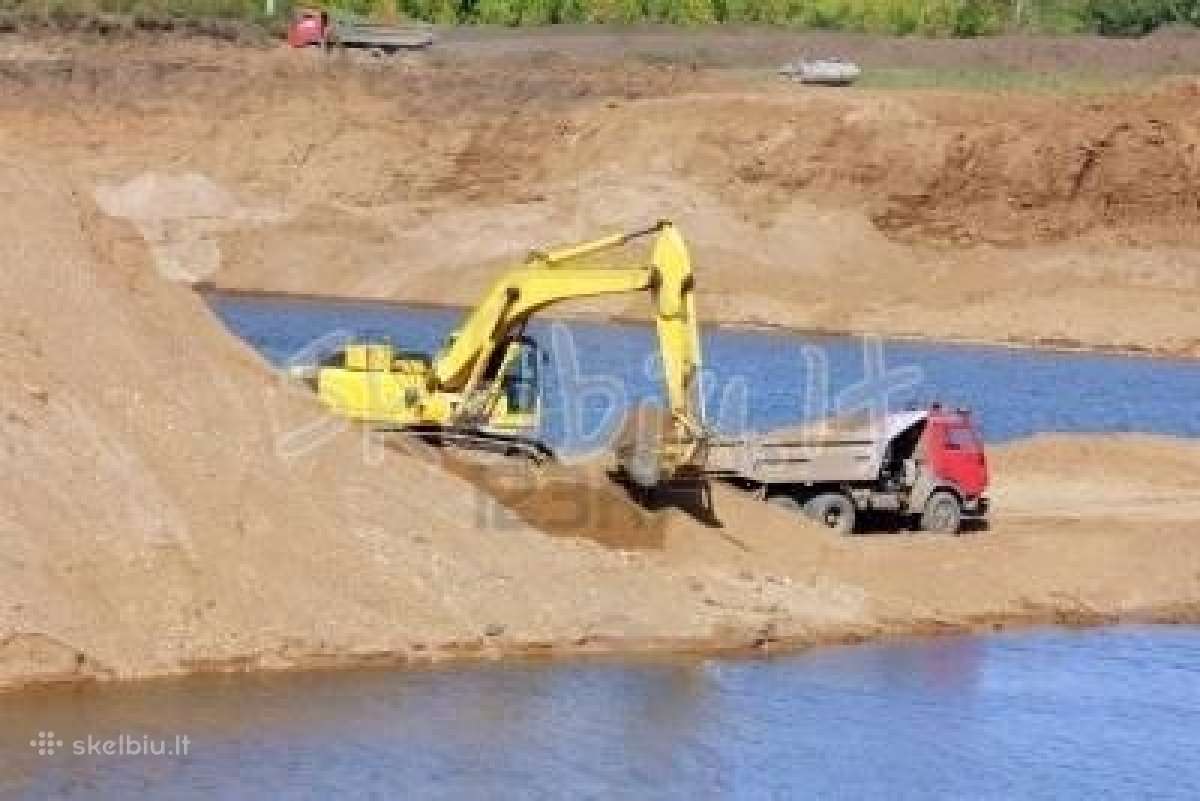 Žvyras smėlis skalda juodžemis 1-18m3 - nuotraukos Nr. 3