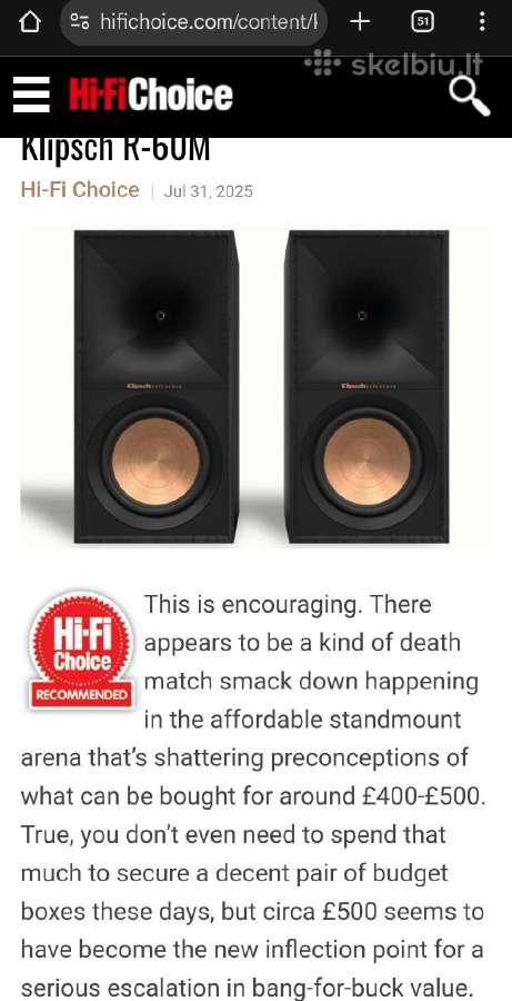 Klipsch R-60m - nuotraukos Nr. 7