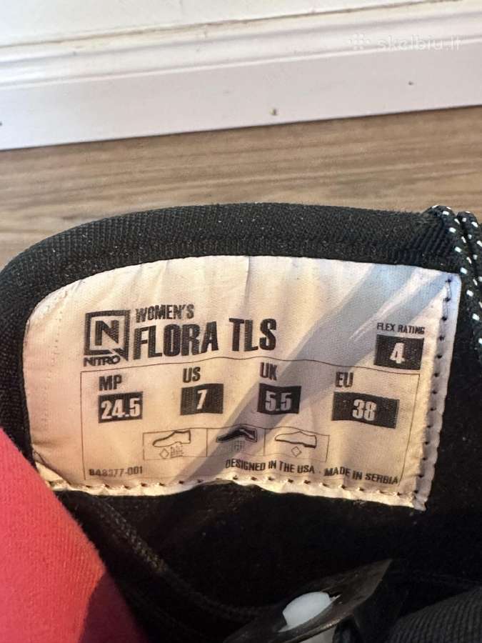 Nitro Flora Tls snieglentės batai 38 dydis - nuotraukos Nr. 5