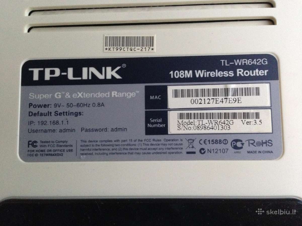 Tp-link routeris - nuotraukos Nr. 3