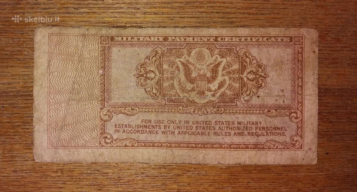 JAV "Kariniai" 5 centu banknotas - nuotraukos Nr. 2