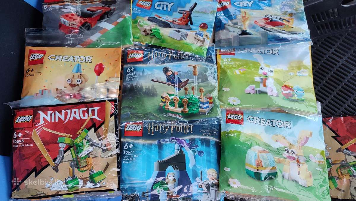 Lego Polybags Ninjago Star Wars Harry Potter ir kt