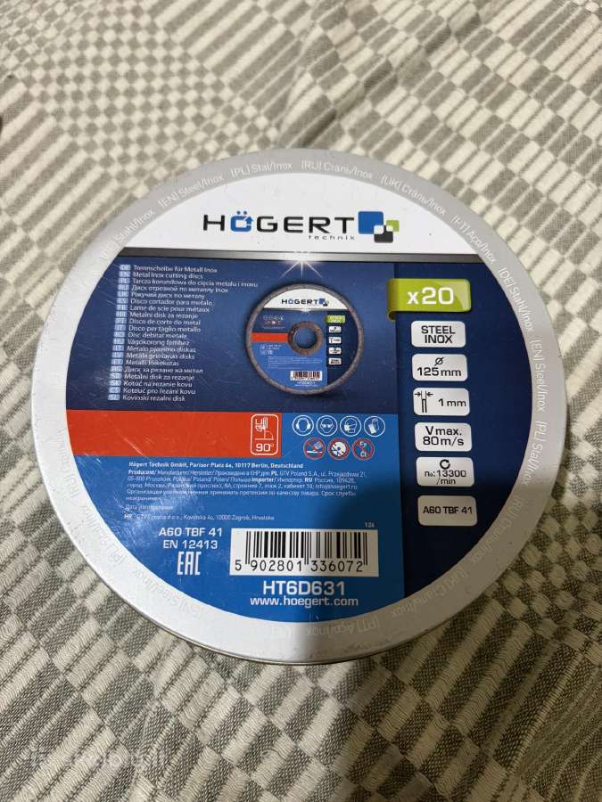 Hogert Technik Ht6d631 Pjovimo diskai 20 vnt dėžut