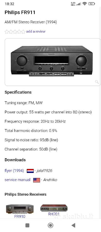 Philips Fr-911 - nuotraukos Nr. 6