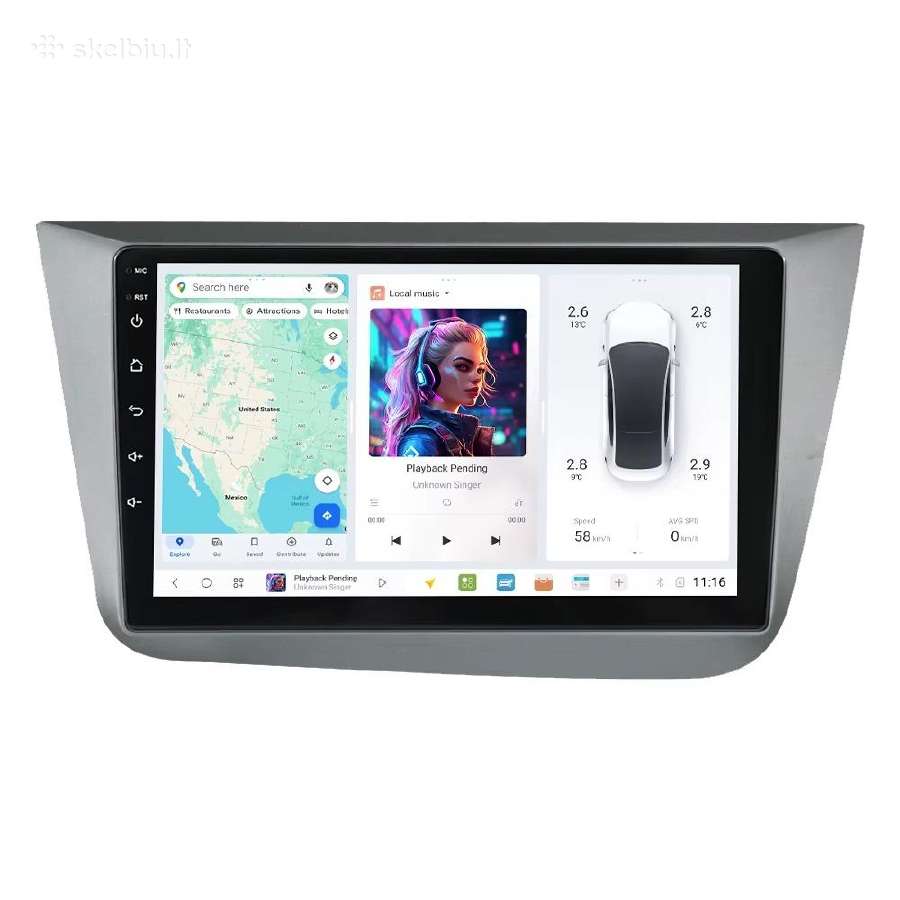 Parduodu Seat android multimedijas - nuotraukos Nr. 7