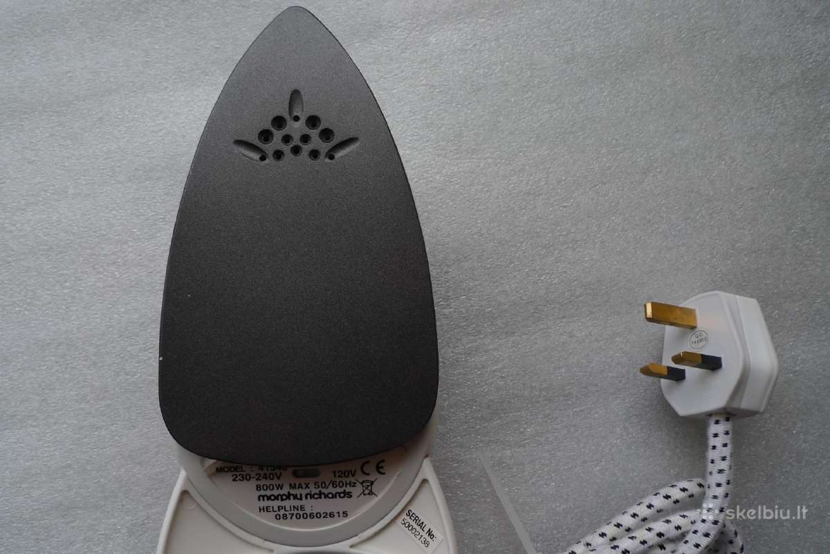 3 Morphy Richards port, Philips Garu lygintuvai - nuotraukos Nr. 3