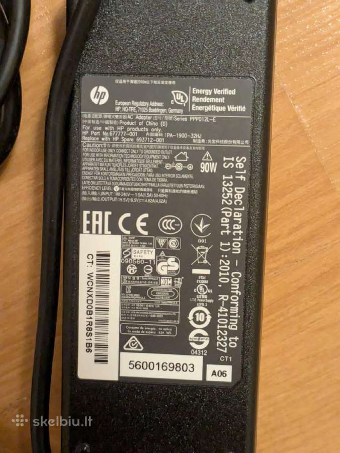 Originalus Hp 90w kroviklis - nuotraukos Nr. 3