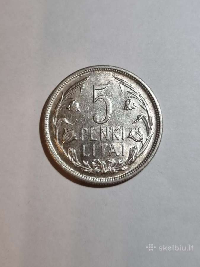 5 Litai 1925m labai graži