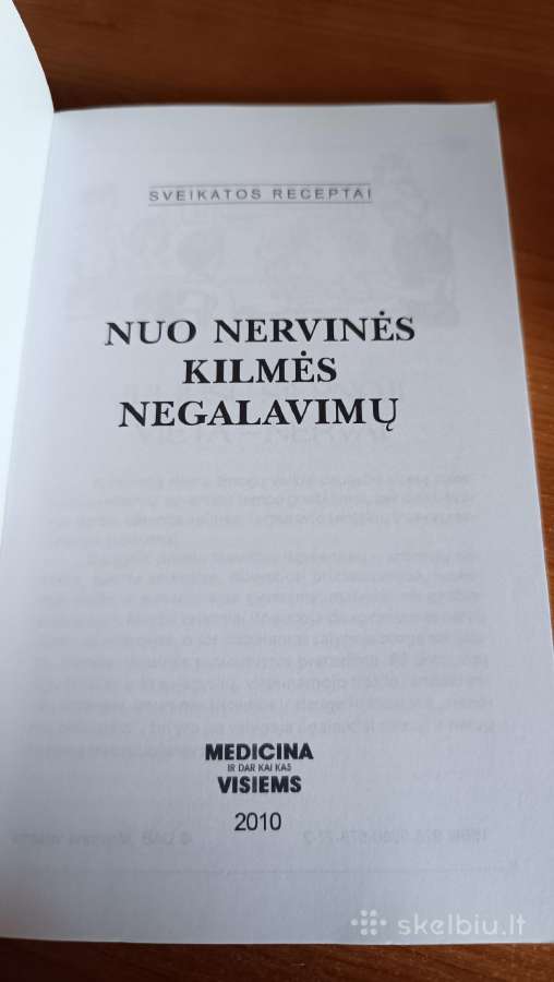 Knyga "Nuo nervinės kilmės negalavimų" - nuotraukos Nr. 2