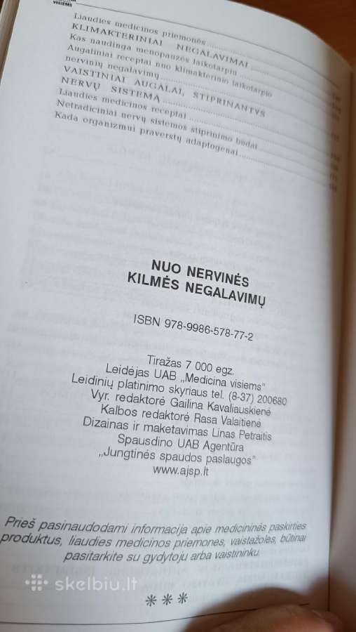 Knyga "Nuo nervinės kilmės negalavimų" - nuotraukos Nr. 4