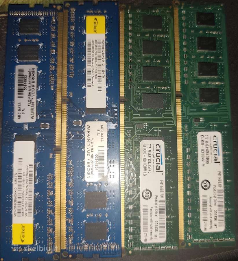 16gb RAM 1600mhz Ddr3 - nuotraukos Nr. 2