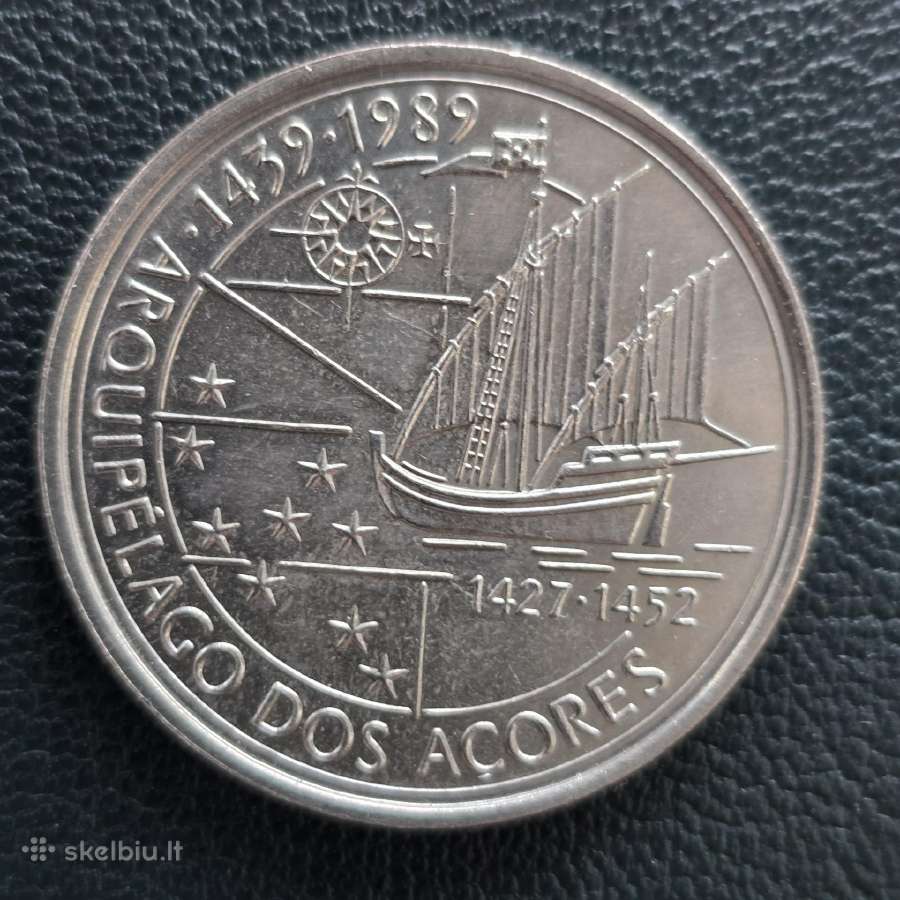 Portugalija 1982 100 escudos Azoru atradimas Cu-ni