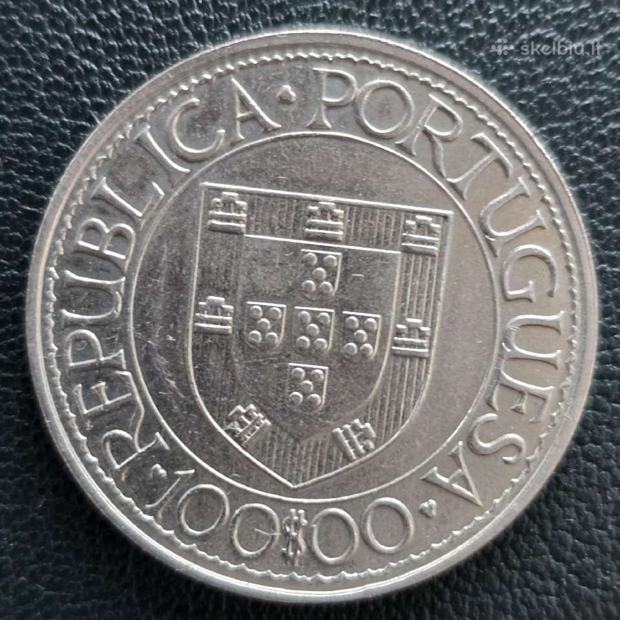 Portugalija 1988 100 escudos Bartolomeu Dias Cu-ni - nuotraukos Nr. 2
