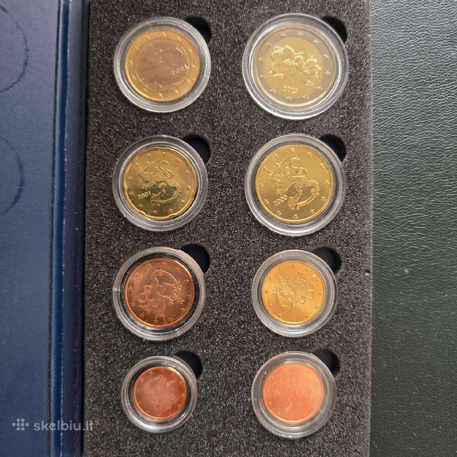 Suomija 2000-03 euro rinkin. Unc