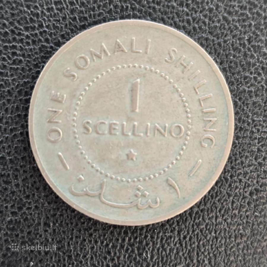 Somalis 1967 1scellino (Shilling) Cu-ni - nuotraukos Nr. 2