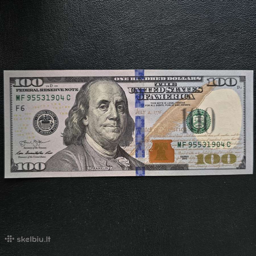 JAV Usa 2013f 100 dollars Unc