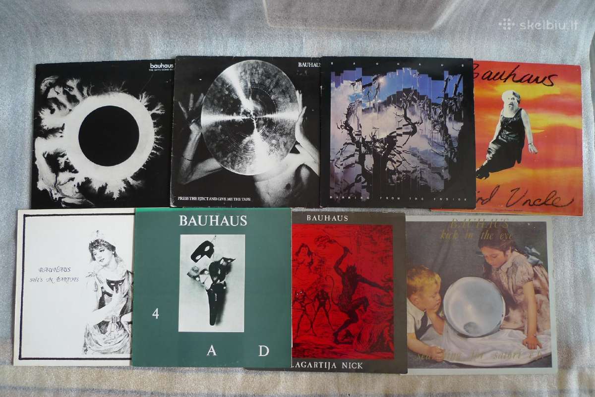 Ploksteles Bauhaus 7 vnt. seni angliski leidimai