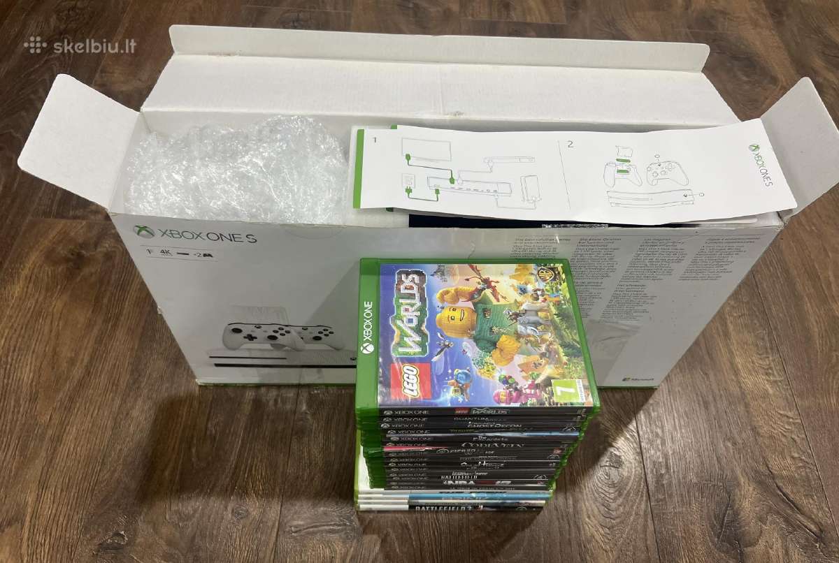 Xbox One S, White, 1tb/20 žaidimu/2 pultai - nuotraukos Nr. 7