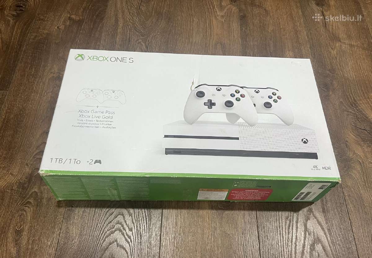 Xbox One S, White, 1tb/20 žaidimu/2 pultai - nuotraukos Nr. 8