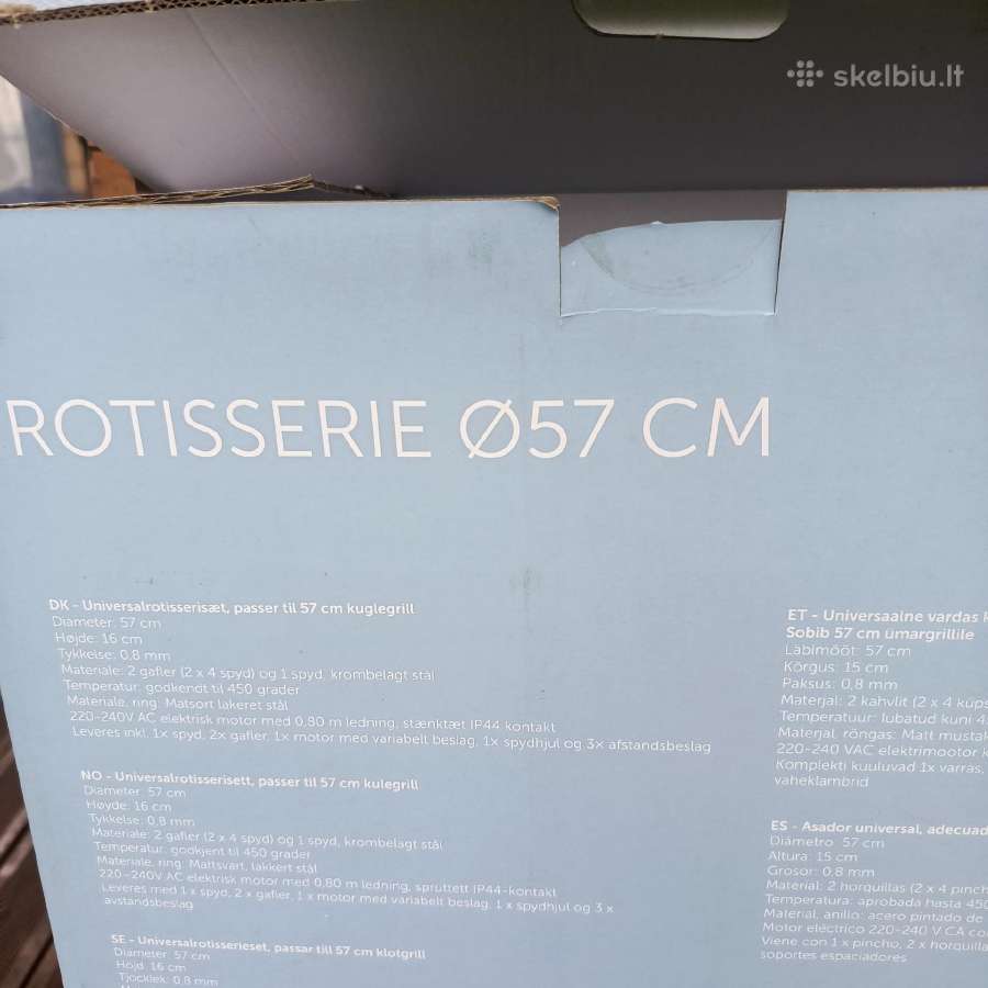 Parduodu atskirą Rotisserie žiedą 57 cm
