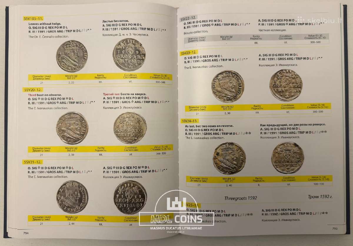 "Coins And Bars Of Lithuania 1236-2012" - nuotraukos Nr. 12