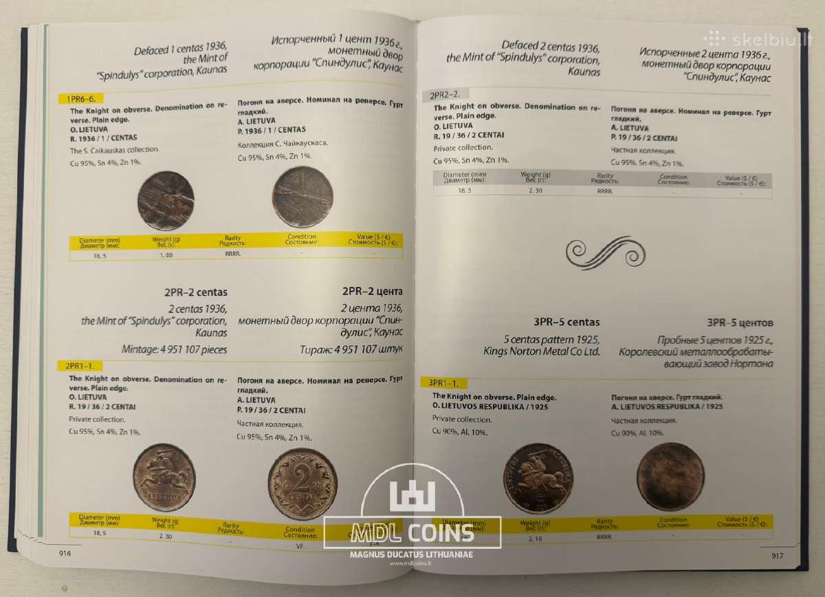 "Coins And Bars Of Lithuania 1236-2012" - nuotraukos Nr. 14