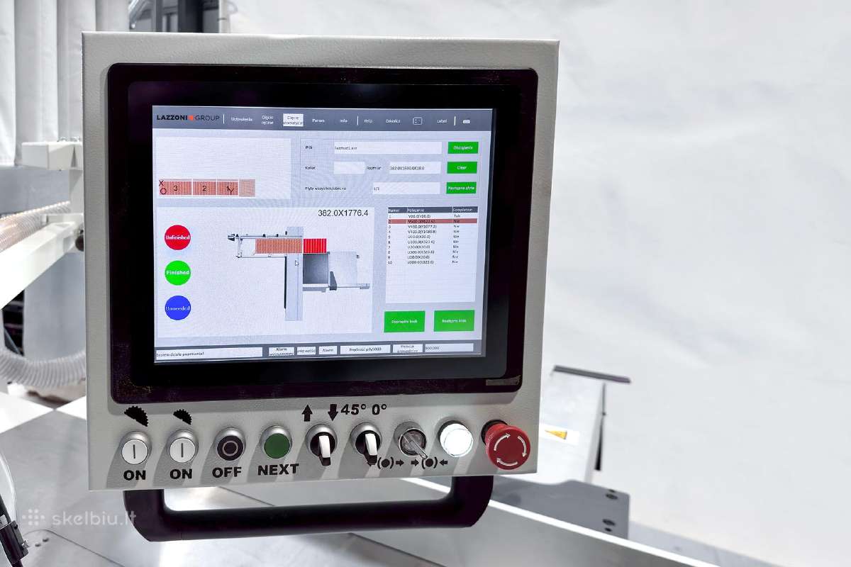 Formatinio pjovimo staklės Hbw Cps 400b CNC - nuotraukos Nr. 4