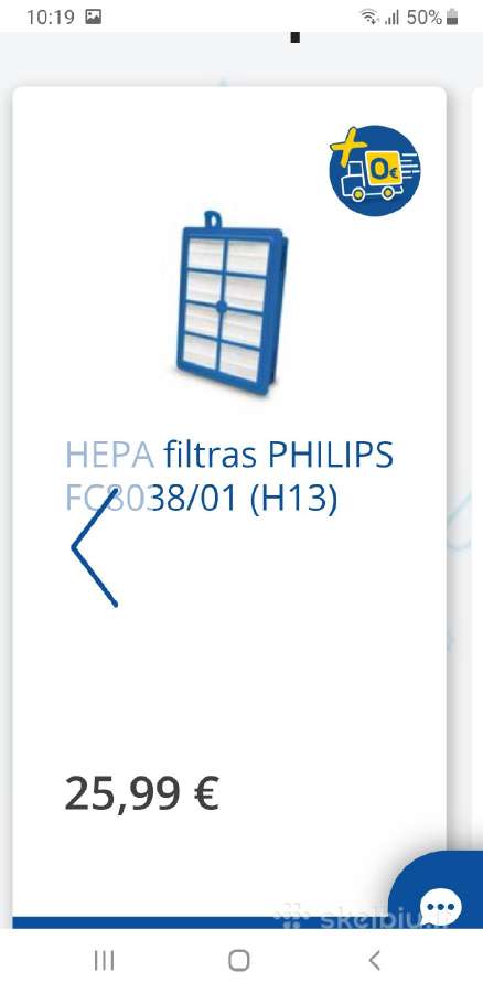 Dulkių siurblio filtras - nuotraukos Nr. 7