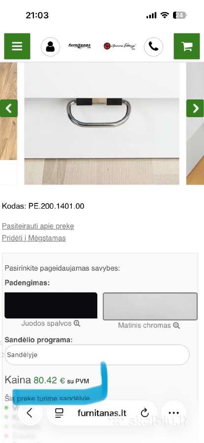 Pedalas ištraukiamoms šiukšledėžėms - nuotraukos Nr. 4