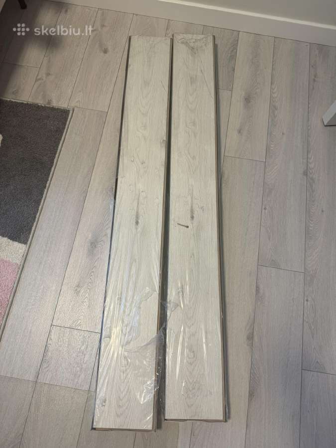 Likučiai po statybų- laminatas