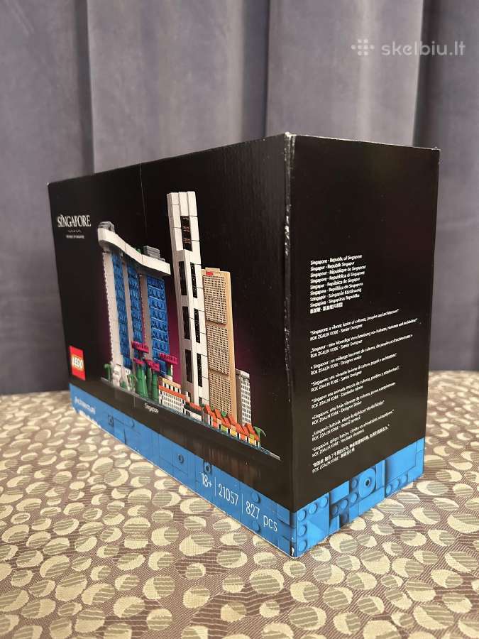 Lego Architecture Singapore 21057, naujas, 827 d. - nuotraukos Nr. 3