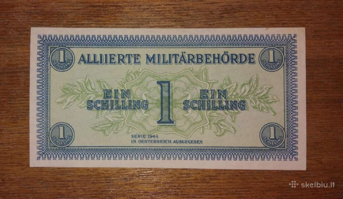 Austrijos 1 šilingo banknotas