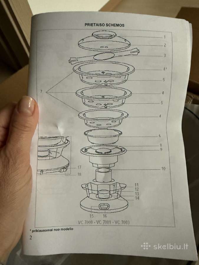 Tefal daugiaaukštis garų puodas Naujas - nuotraukos Nr. 8